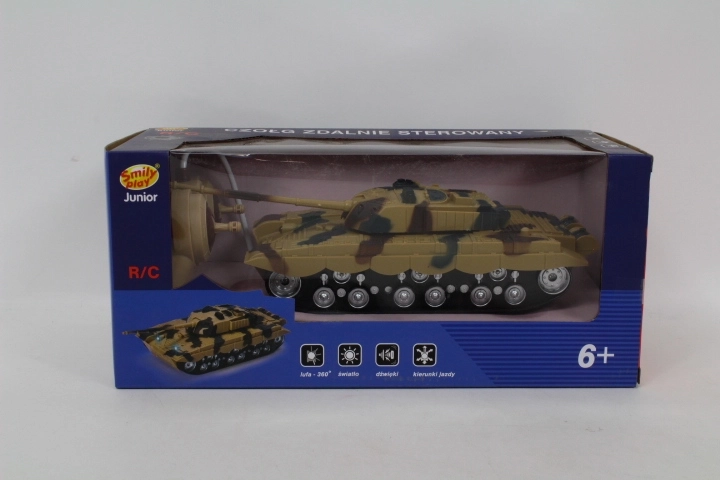 SmilyPlay dálkově ovládaný tank s nabíječkou