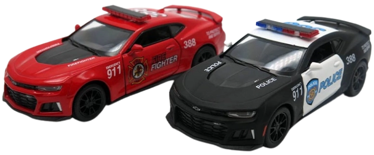 Kovový model auta 2017 Camaro ZL1 policie