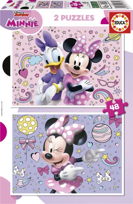 Educa puzzle Minnie 2×48 dílků