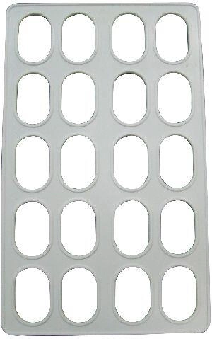 Šablona na minilaskonky 30 × 18 cm, 20 otvorů