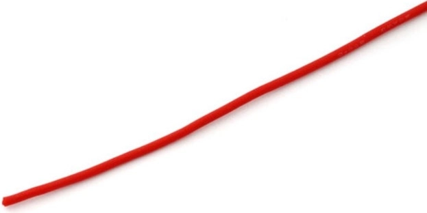 Silikonový vodič MSP 0,5 mm² (20 AWG) červený 1 m