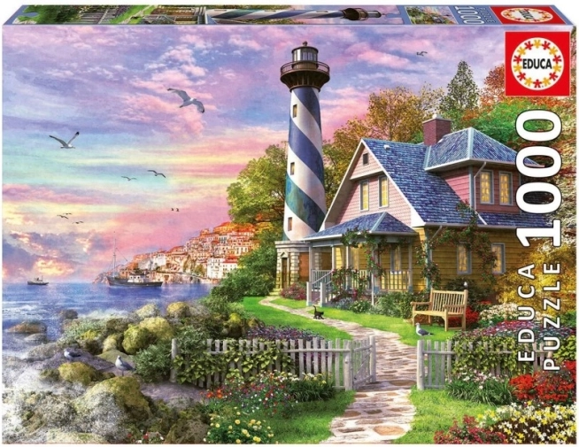 Educa Puzzle Maják v Korálovém zálivu - 1000 dílků