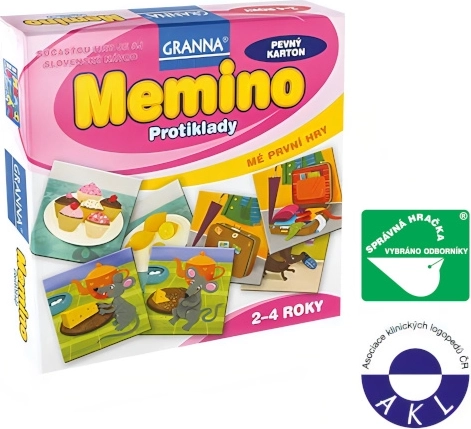 Granna Memino – moje první pexeso s protiklady