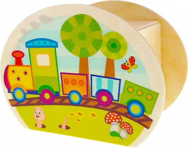 Hess dřevěná pokladnička Vláček