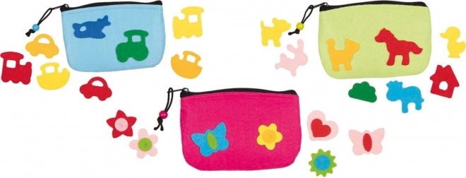 Goki kreativní sada – taštička k dozdobení (mix barev)