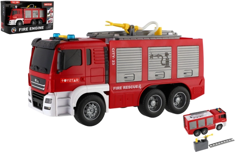 Hasičské auto 25 cm se světlem a zvukem