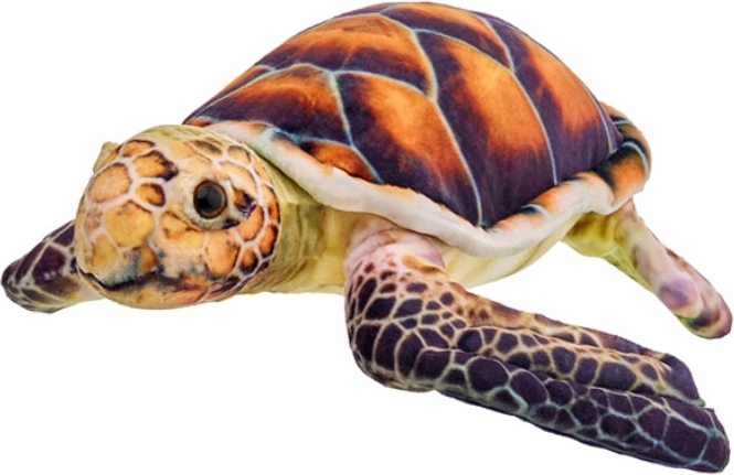 Hnědá želva plyšová 38 cm