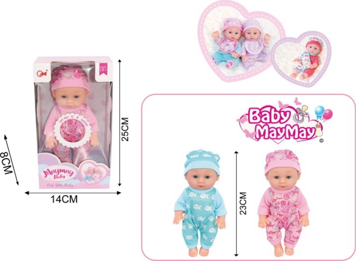 Miminko se zvukovými efekty 22 cm - 1 kus