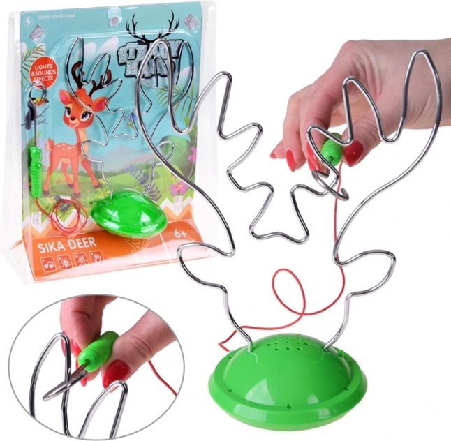 Elektrycký labyrint kolizí Hra zručnosti