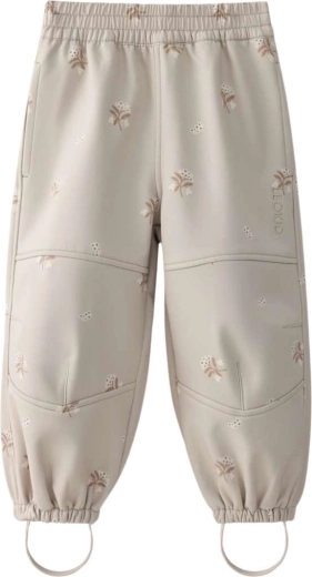 Leokid softshellové kalhoty vic silver cloud flower vel. 116