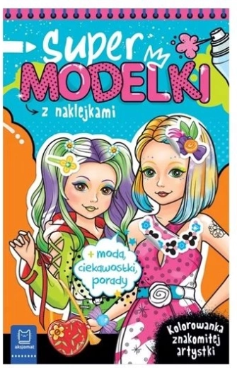 Omalovánky Supermodelky se třpytivými samolepkami