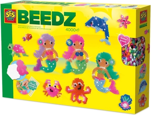 Ses Creative Beedz zažehlovací korálky – mořské víly a mořská zvířátka