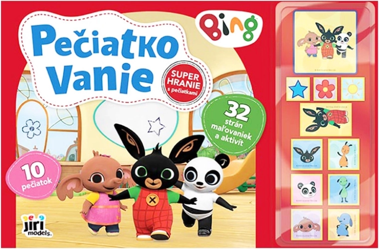 Sešitky na razítkování BING – kreativní sada pro děti