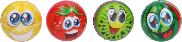 Míček s ovocným motivem 10 cm