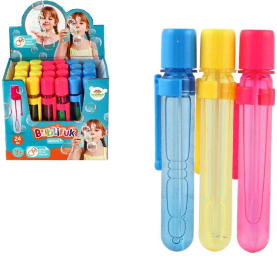 Mini gelový bublifuk 20 ml (12 cm, 3 barvy) - 1 kus