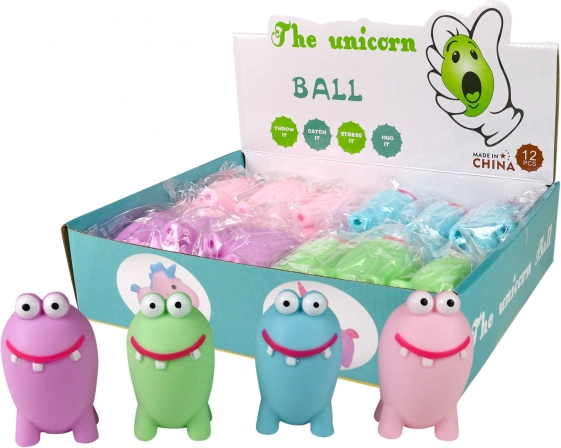 Antistresový míček příšerka se světlem