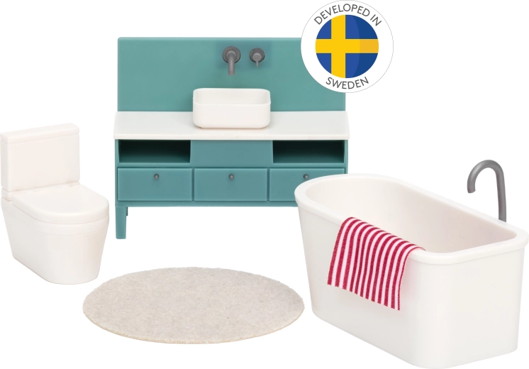 Lundby základní koupelnová sada nábytku do domečku pro panenky