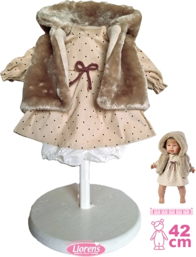 Llorens obleček pro panenku 42 cm – 3dílná sada