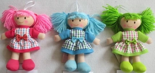 Hadrová panenka 20 cm (3 druhy)