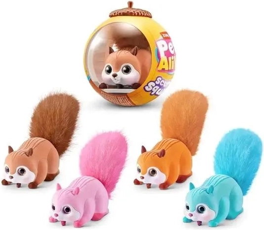 ZURU Pets Alive interaktivní veverka v překvapivé kouli - 1 kus