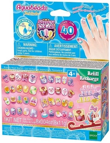 Aquabeads Studio na nehty – doplňovací sada Shiny Color