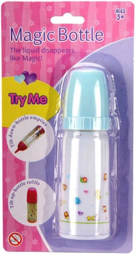 Kouzelná kojenecká lahvička s mizejícím mlékem pro panenku 14,5 cm - 1 kus