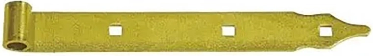 Pásový závěs 400 × 35 × 4,0 mm, průměr čepu 13 mm, žlutě zinkovaný