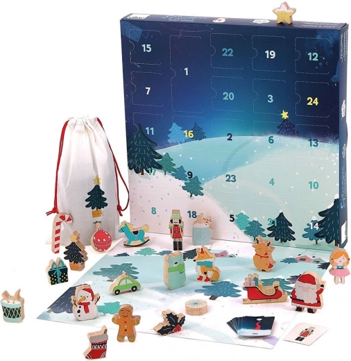 Vilac adventní kalendář hmatej a najdi