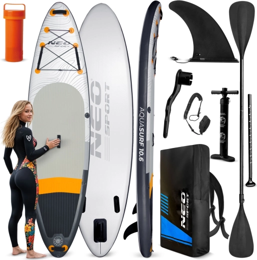 Neo-Sport Aquasurf 10’6 nafukovací paddleboard (SUP) 320 × 84 × 15 cm – set s příslušenstvím