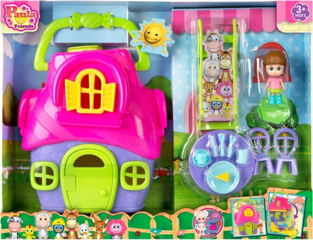 Paula & Friends můj dům – barevný domeček pro panenku