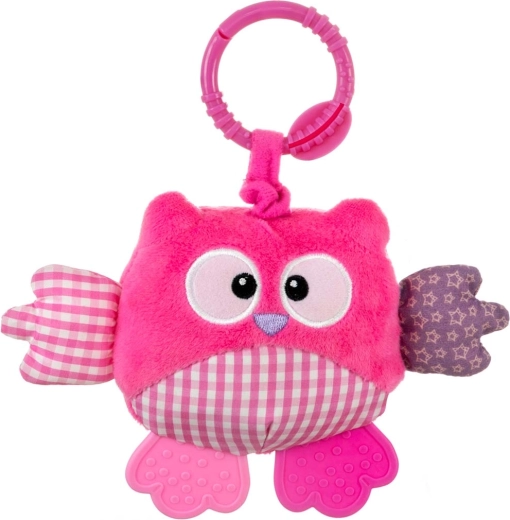 Plyšová závěsná sovička Cutie Owl růžová