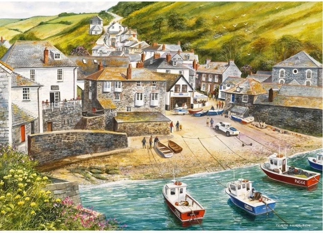 Gibsons puzzle Přístav Port Isaac, Cornwall – 500 dílků