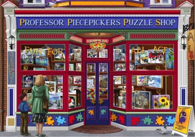 Puzzle Bluebird Professor Puzzle Shop 1500 dílků
