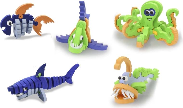 Jamara 3D měkké skládací puzzle sea world (mořský svět) - 1 kus