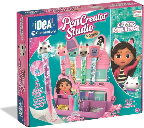 Clementoni kreativní sada – továrna na pera GABBY’S DOLLHOUSE