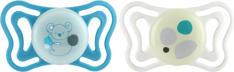 Chicco dudlíky Physioforma light silikonové ortodontické neutral 16–36 m, 2 ks