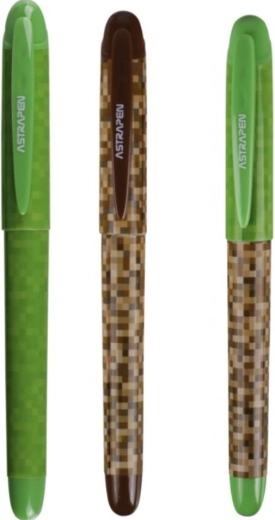 Plnicí pero ASTRA MINECRAFT – modrý inkoust, iridiový hrot