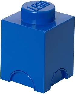 LEGO úložný box 1 modrý - 1 kus