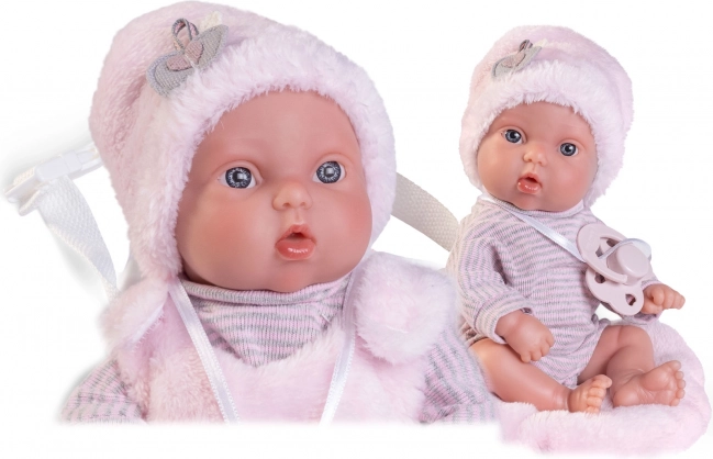 Antonio Juan Picolín - realistická panenka miminko celovinylová 21 cm