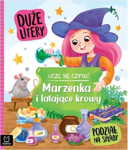 Učím se číst: Velká písmena – Marzenka a létající krávy, čtení po slabikách