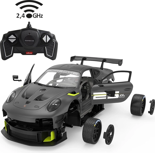 Stavebnice RC auta Porsche 911 GT2 RS Clubsport 25 1:18 šedá