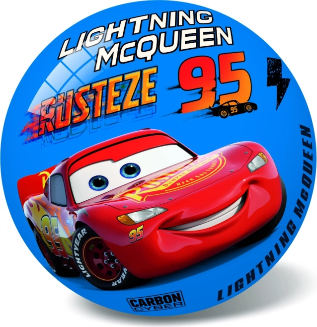Míč Disney Cars modrý 14 cm