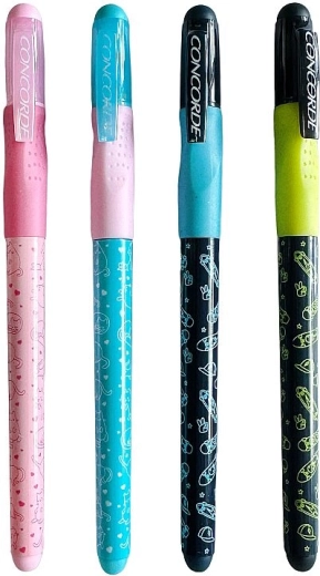 gumovatelné pero Concorde CoolMix, modrá náplň 0,7 mm