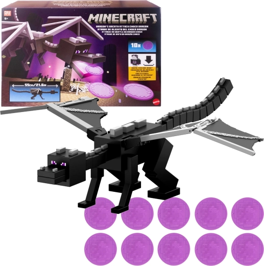 Minecraft ender drak – útok Dračí dech 55 cm