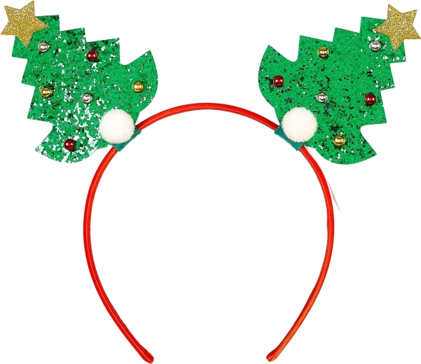 Souza čelenka do vlasů s vánočními stromky pro děti