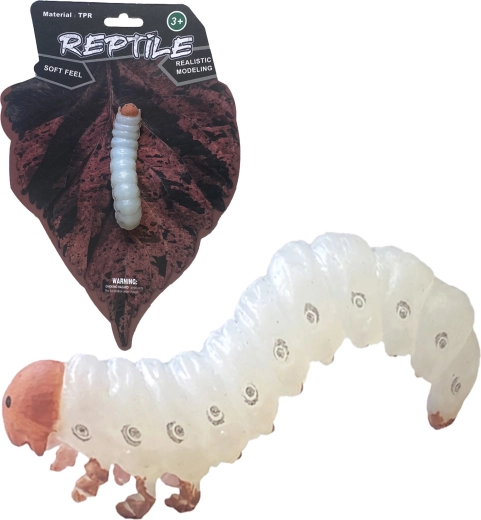 Živá příroda realistický model hmyzu larva 11,5 cm