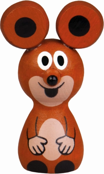 Magnetická dřevěná myška Detoa