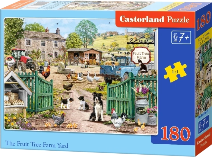 Castorland puzzle Farma s ovocným sadem 180 dílků