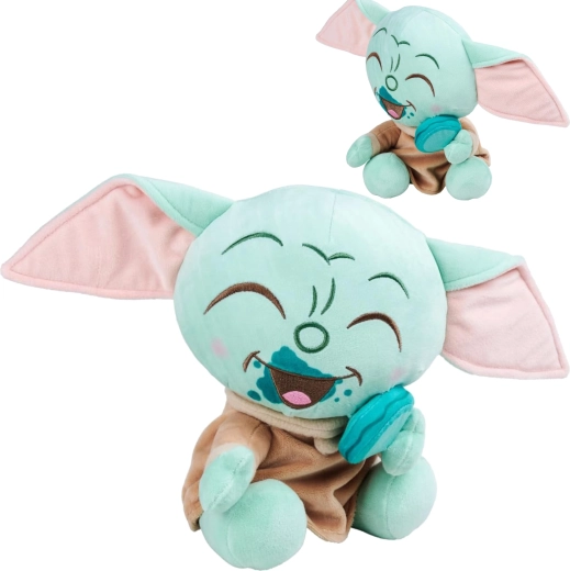 Disney Star Wars plyšák Grogu s makronkou 25 cm