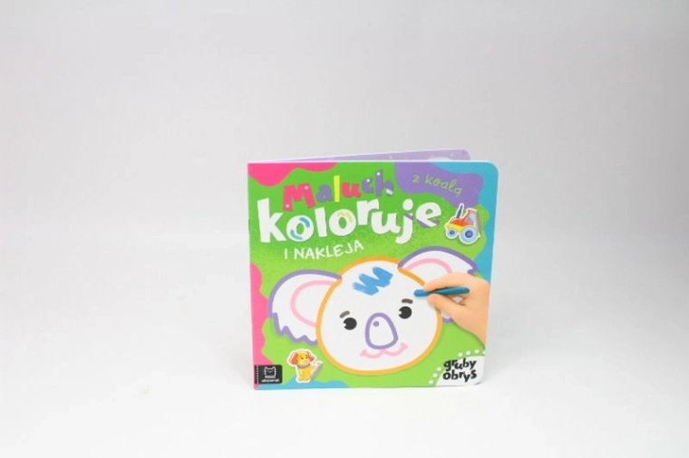 Aksjomat Maluch vybarvuje a lepí se samolepkami – koala (silná kontura)